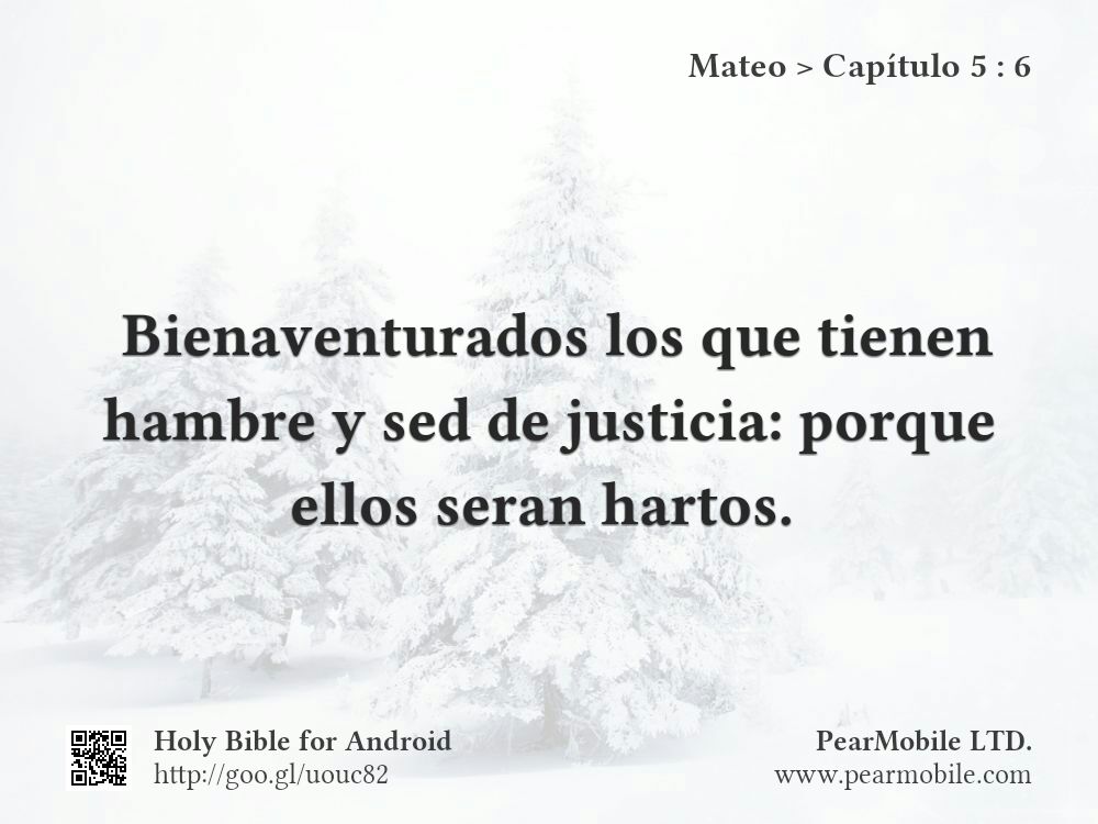 Mateo, Capítulo 5:6